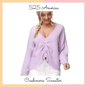 525 America Lilac Cashmere Sweater